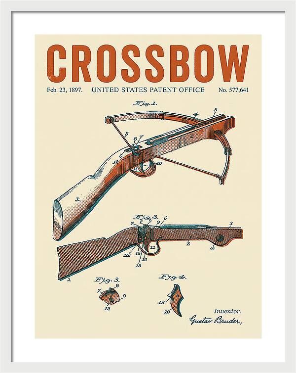 Crossbow Retro Patent Us577641a