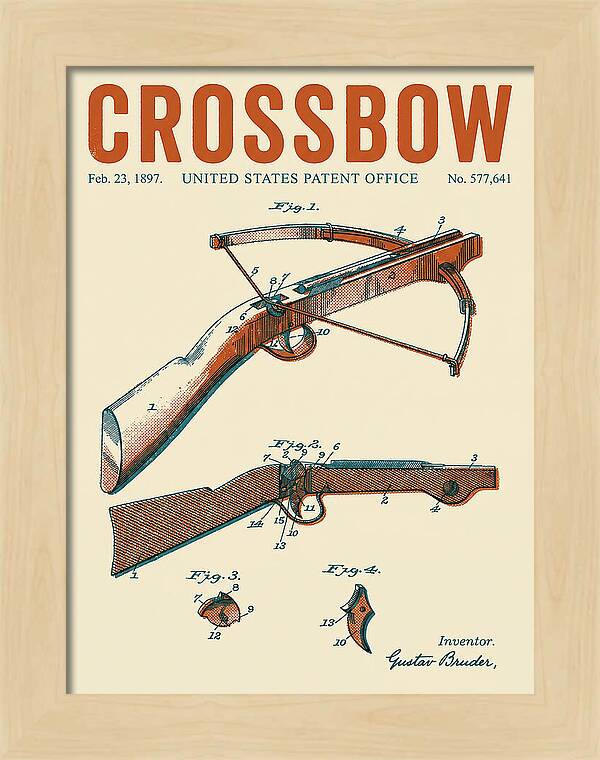 Crossbow Retro Patent Us577641a