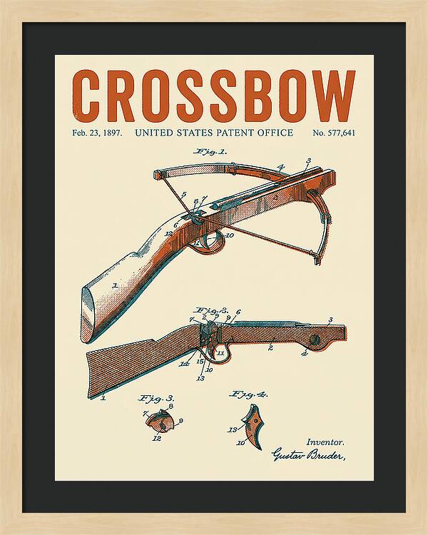 Crossbow Retro Patent Us577641a