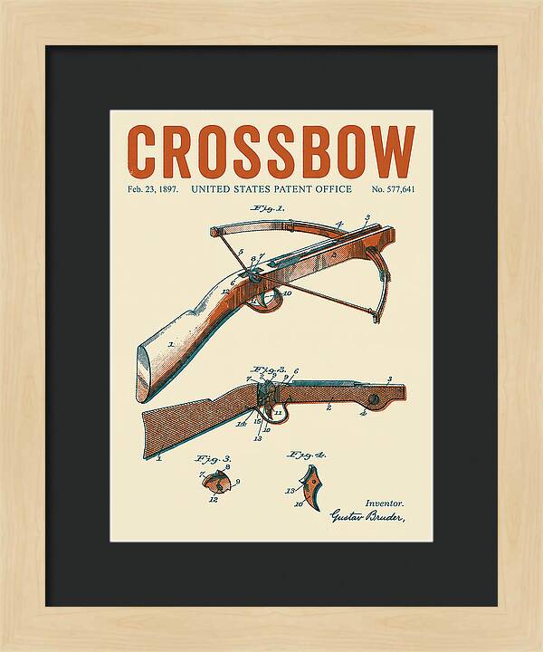 Crossbow Retro Patent Us577641a