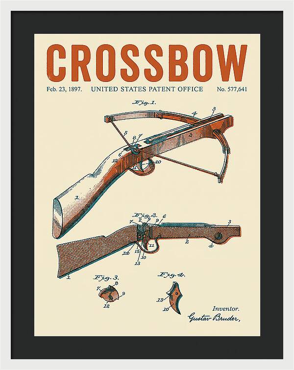 Crossbow Retro Patent Us577641a