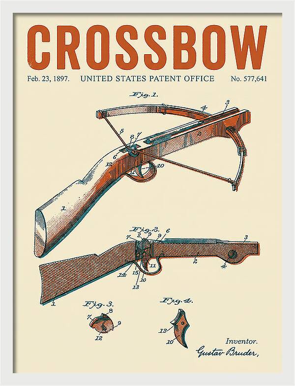 Crossbow Retro Patent Us577641a