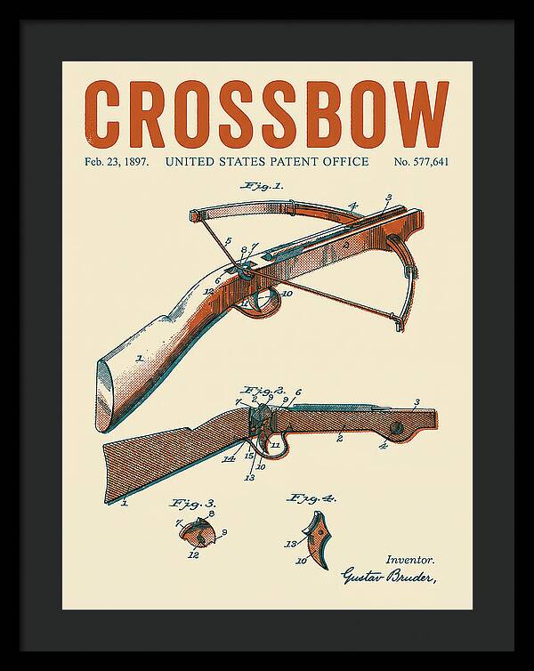 Crossbow Retro Patent Us577641a