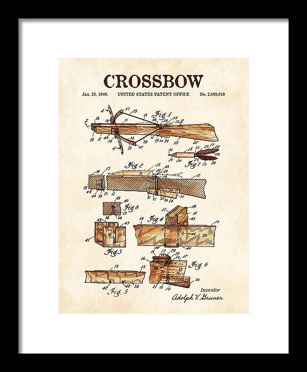Crossbow Watercolor Patent Us2609810a