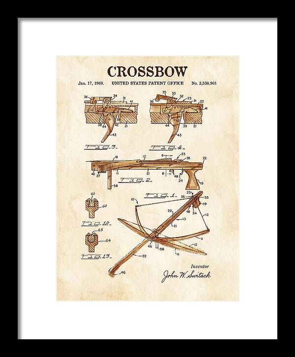 Crossbow Watercolor Patent Us3538901a