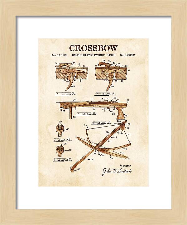 Crossbow Watercolor Patent Us3538901a