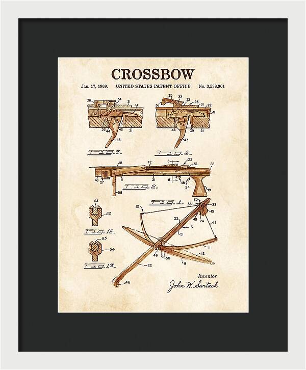 Crossbow Watercolor Patent Us3538901a