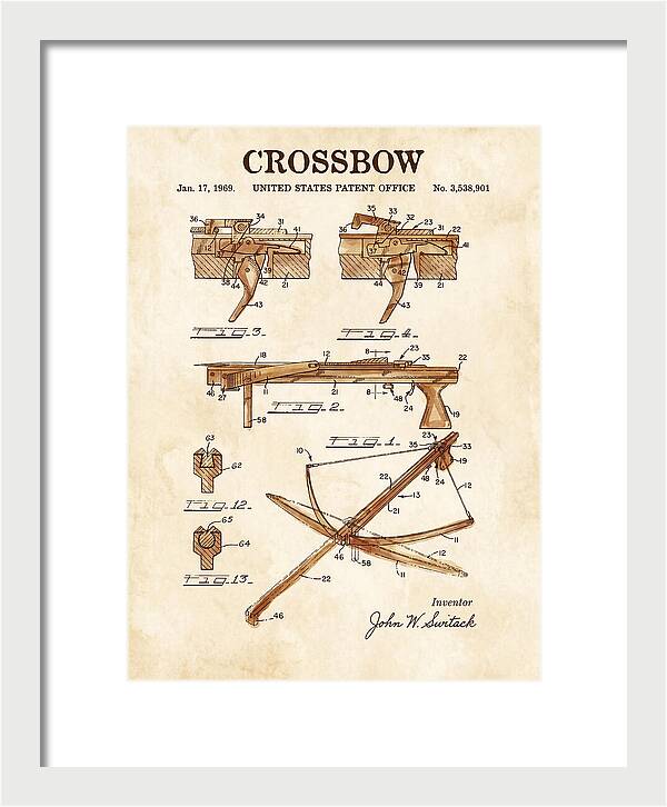 Crossbow Watercolor Patent Us3538901a