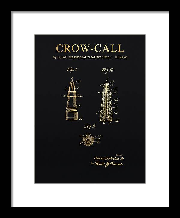 Crow Call Gold Patent Us939080a