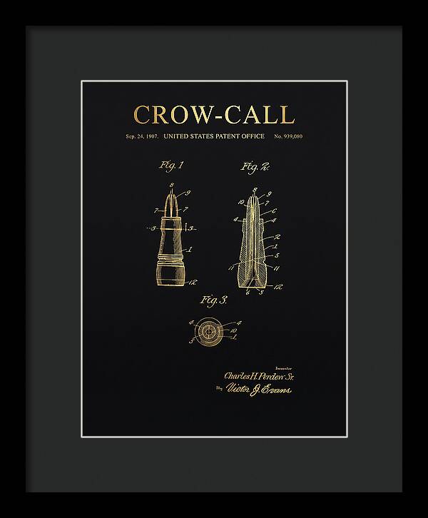 Crow Call Gold Patent Us939080a