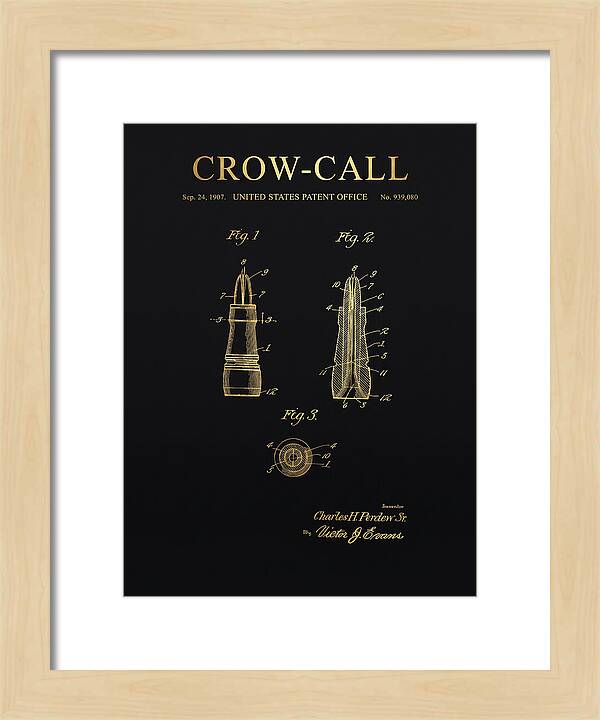 Crow Call Gold Patent Us939080a