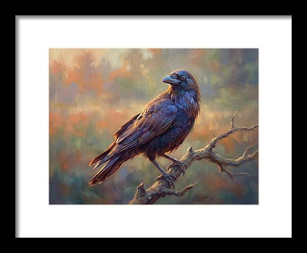 Crow Perched Gracefully