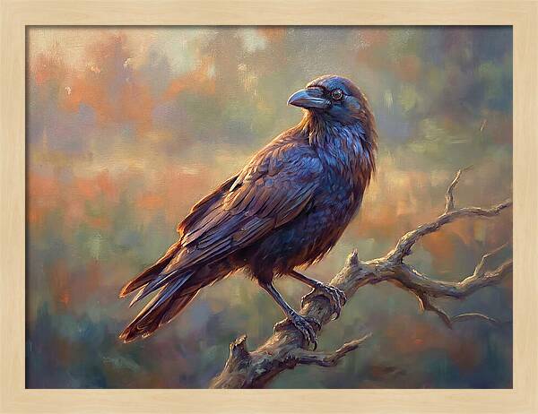 Crow Perched Gracefully