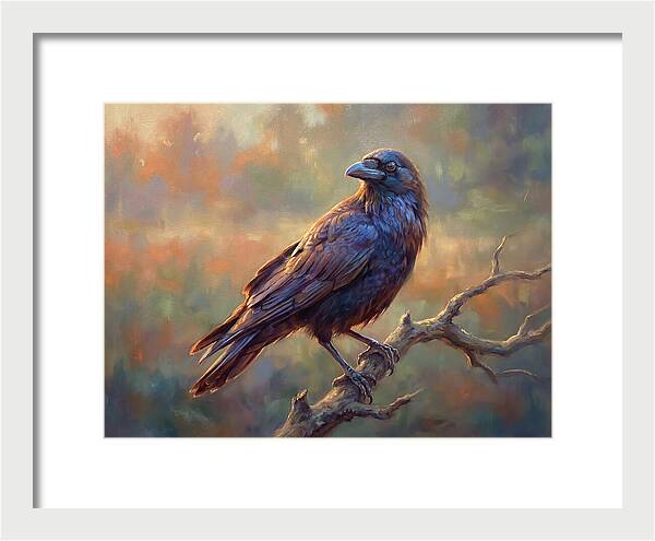 Crow Perched Gracefully