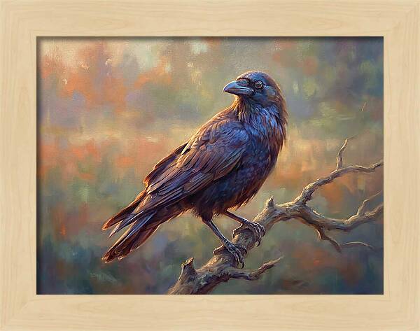 Crow Perched Gracefully