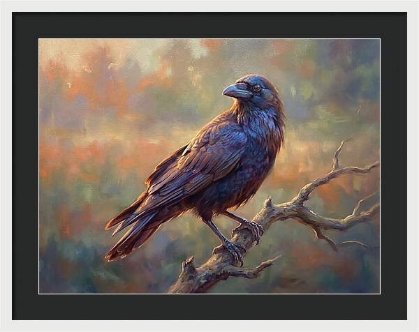 Crow Perched Gracefully