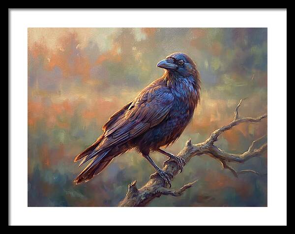 Crow Perched Gracefully
