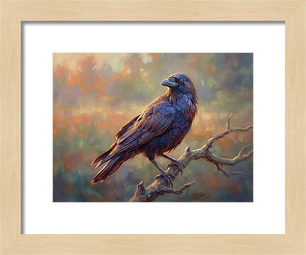 Crow Perched Gracefully