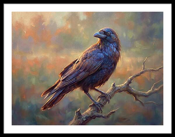 Crow Perched Gracefully