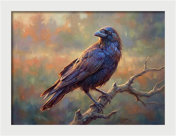 Crow Perched Gracefully