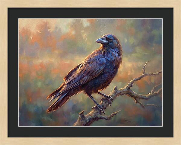 Crow Perched Gracefully