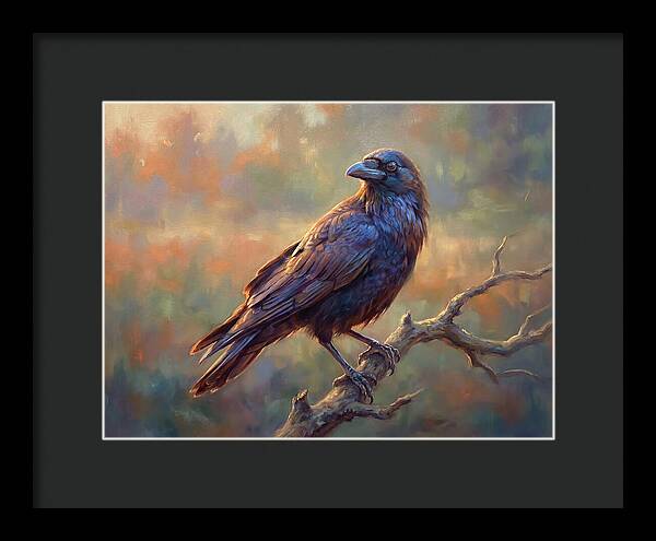 Crow Perched Gracefully