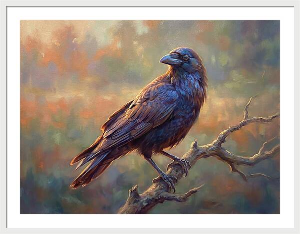 Crow Perched Gracefully