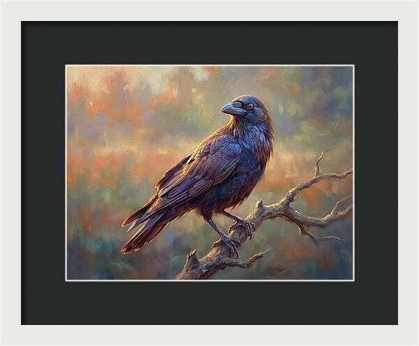 Crow Perched Gracefully