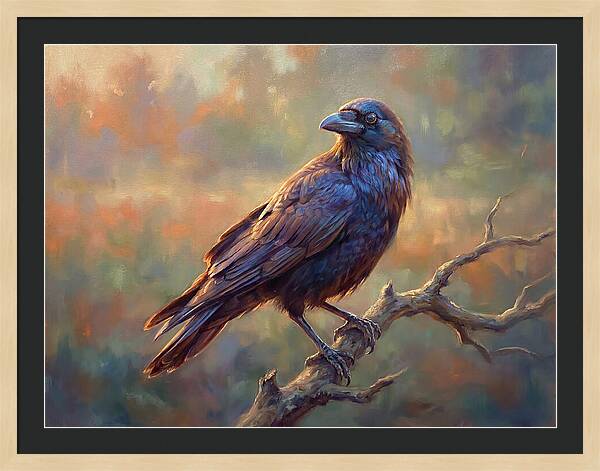 Crow Perched Gracefully