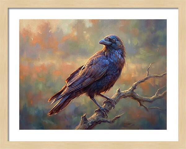 Crow Perched Gracefully