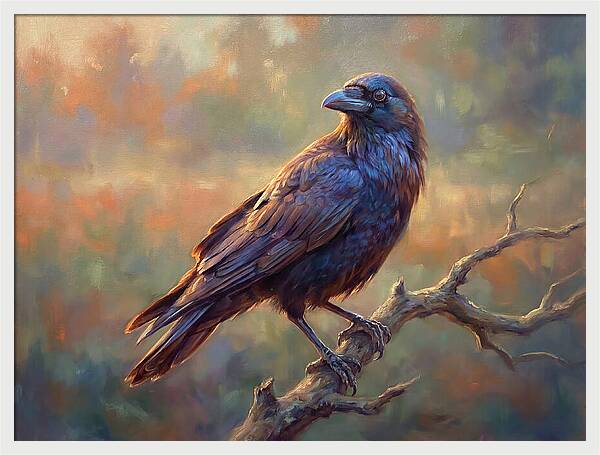 Crow Perched Gracefully