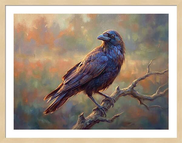 Crow Perched Gracefully