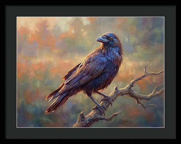 Crow Perched Gracefully