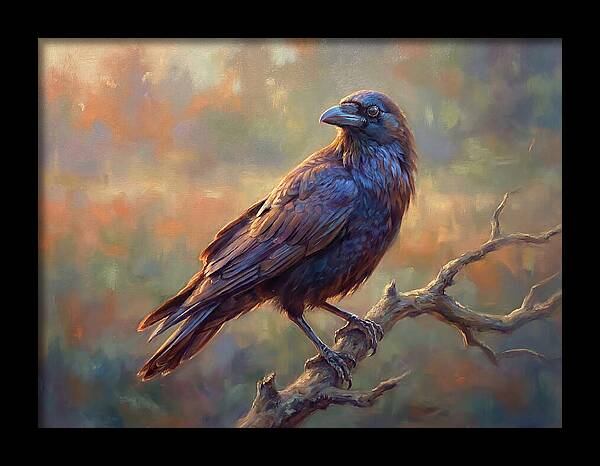Crow Perched Gracefully