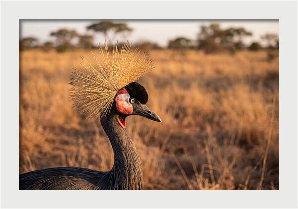 Crowned Crane Majesty