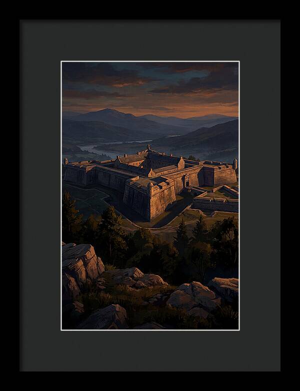 Crowning Fortress At Dusk