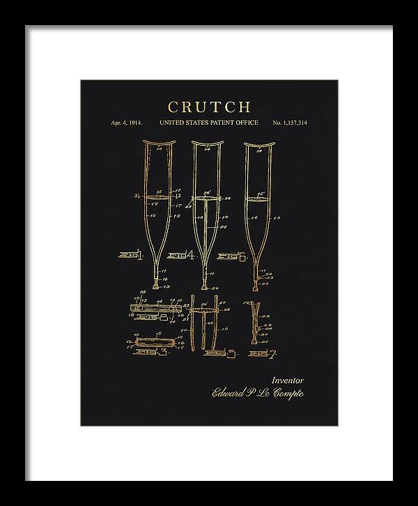 Crutch Gold Patent Us1157314a
