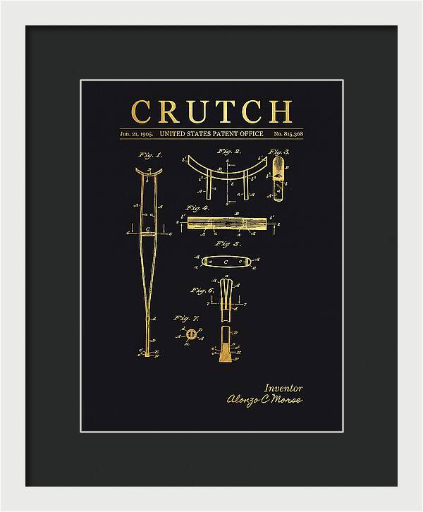 Crutch Gold Patent Us815368a