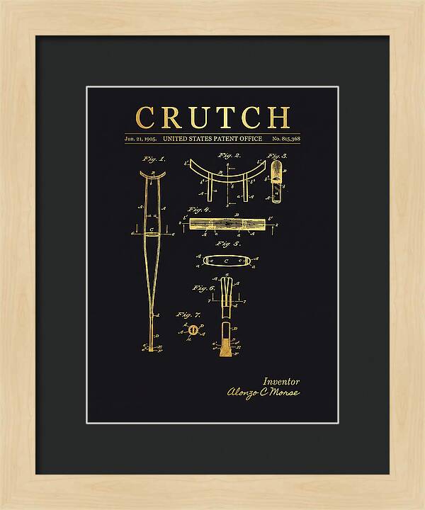 Crutch Gold Patent Us815368a