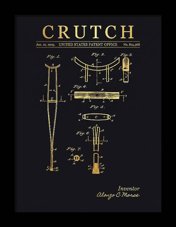 Crutch Gold Patent Us815368a