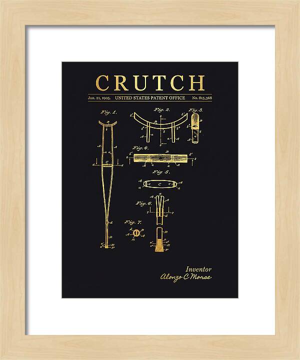 Crutch Gold Patent Us815368a
