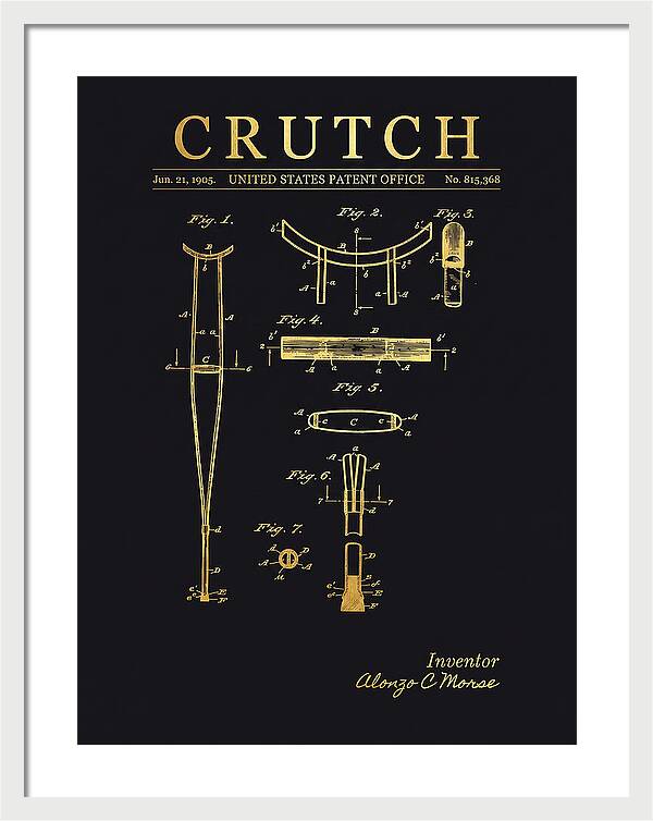 Crutch Gold Patent Us815368a