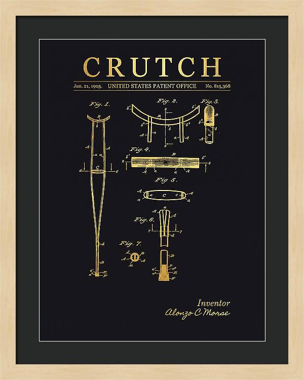 Crutch Gold Patent Us815368a