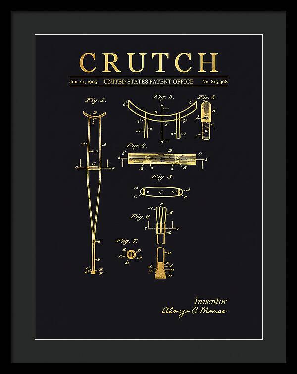 Crutch Gold Patent Us815368a