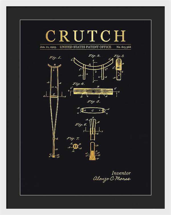 Crutch Gold Patent Us815368a
