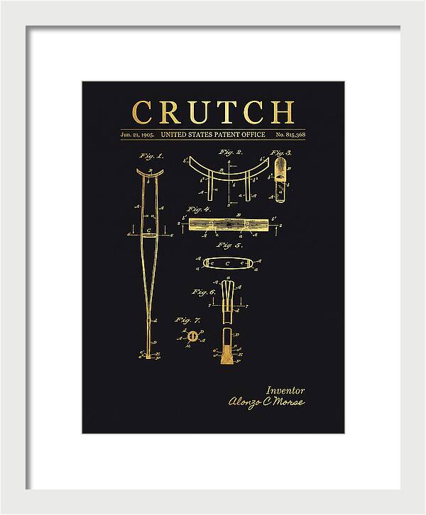 Crutch Gold Patent Us815368a