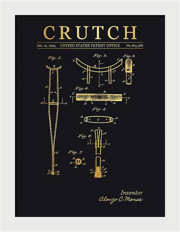 Crutch Gold Patent Us815368a