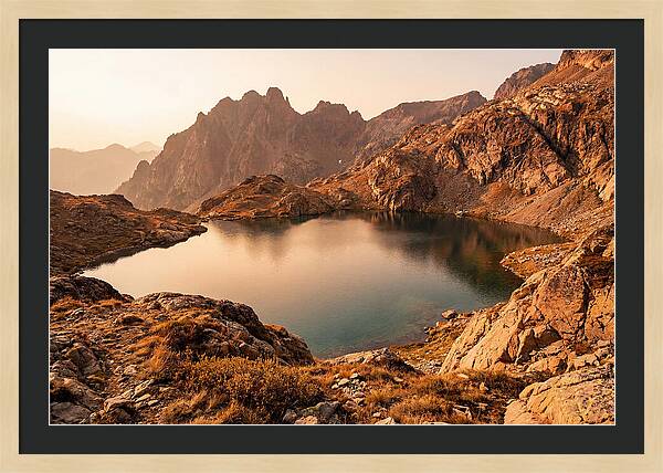 Crystal Blue Glacial Lake