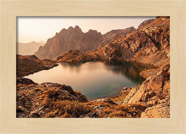 Crystal Blue Glacial Lake