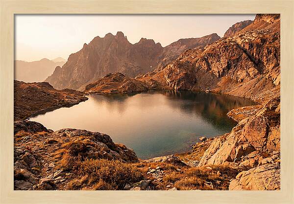 Crystal Blue Glacial Lake